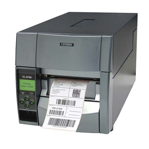 Citizen Systems CL-S700 TT Printer [203dpi, Ethernet, External Media Slot, Cutter] CL-S700-EC