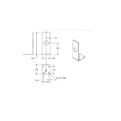 RFMAX Right Angle Bracket RAB-005